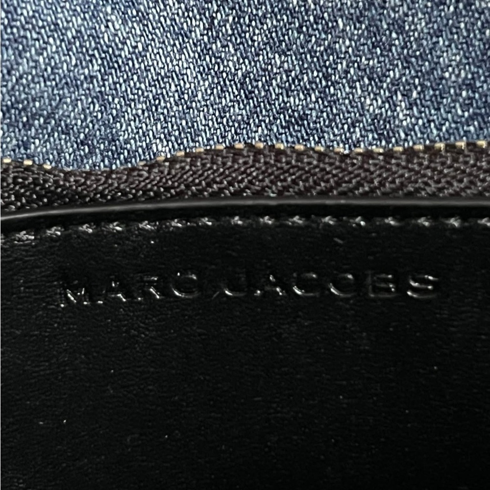 💰SOLD - 2S5SMN002S02- Marc Jacobs The Sequin Daisy Denim Dual Chain Mini Bag - Picture 10 of 16